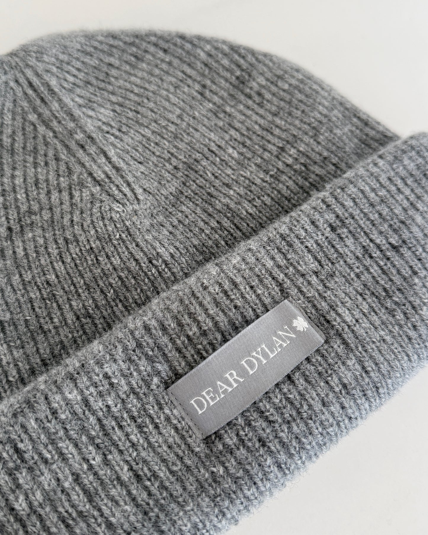 Dear Dylan | Wool Beanie - Grey Marle