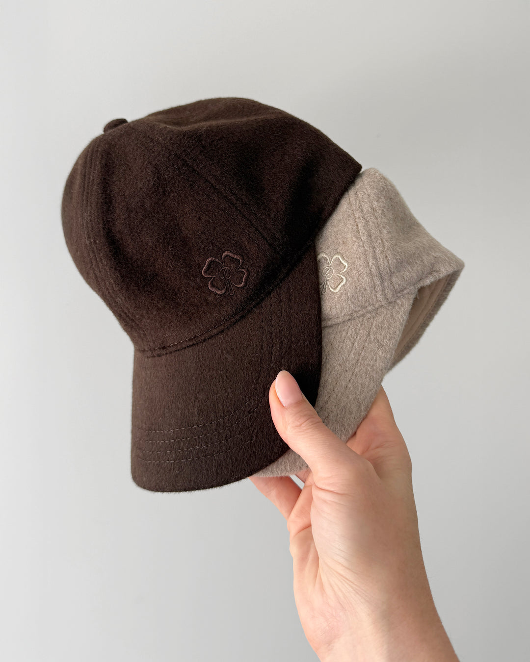 Dear Dylan | Wool Cashmere Cap - Cocoa
