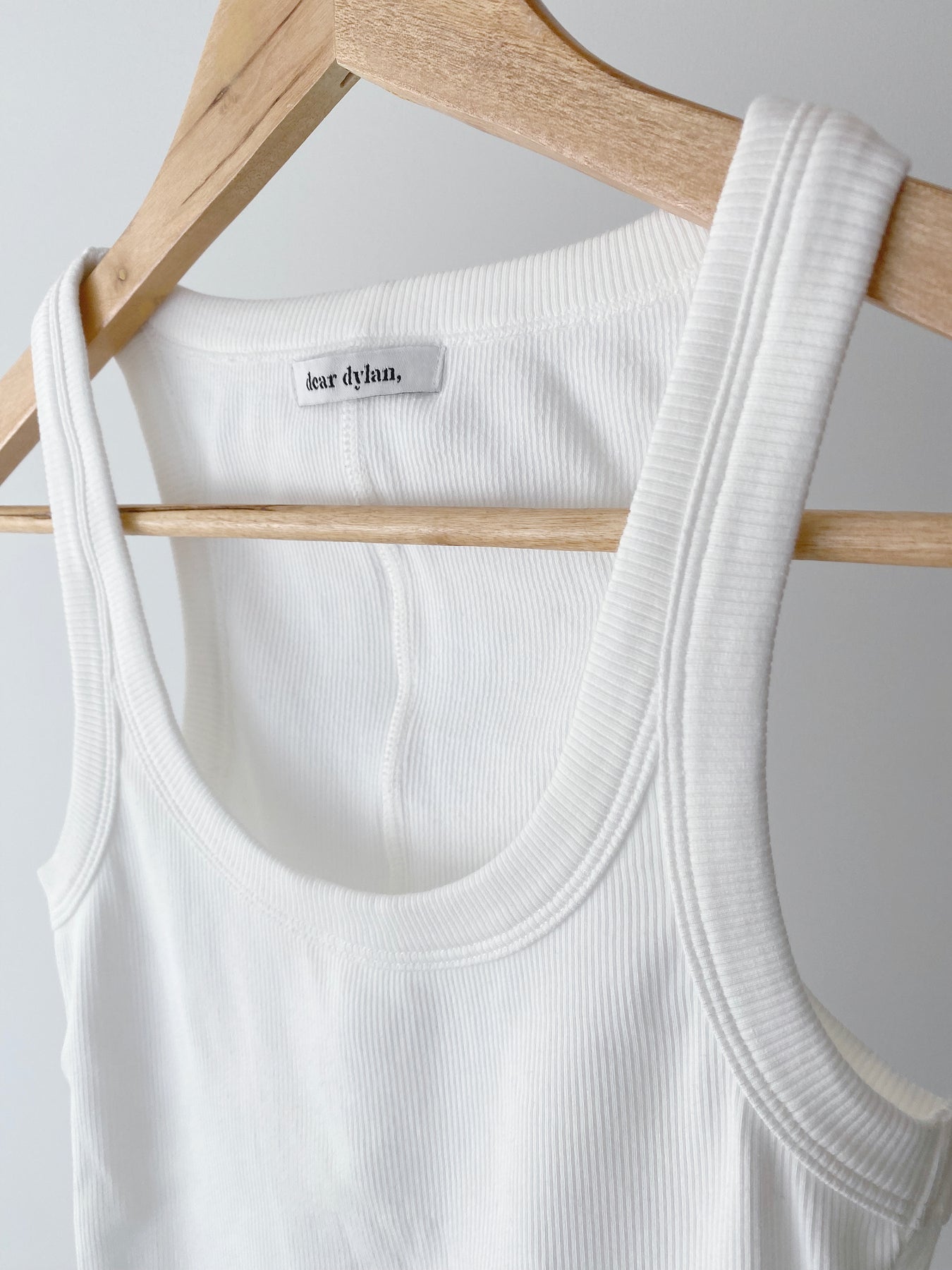 Dear Dylan | Organic Daily Tank - Blanc