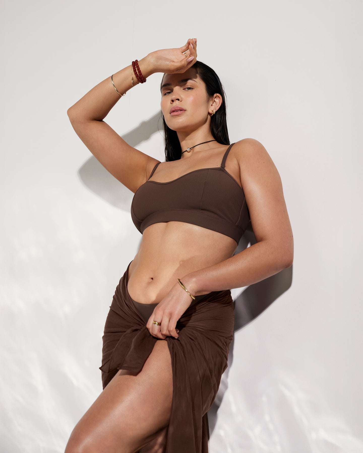 Dear Dylan | Sweetheart Swim Bralette - Umber