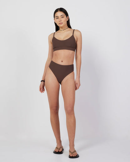Dear Dylan | Sweetheart Swim Bralette - Umber