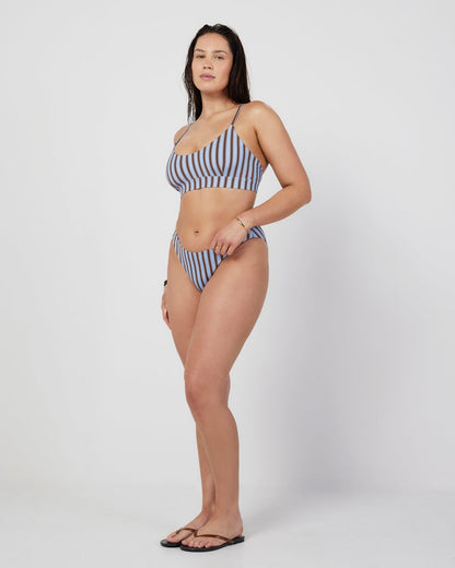 Dear Dylan | Swim Crop - Riviera Stripe