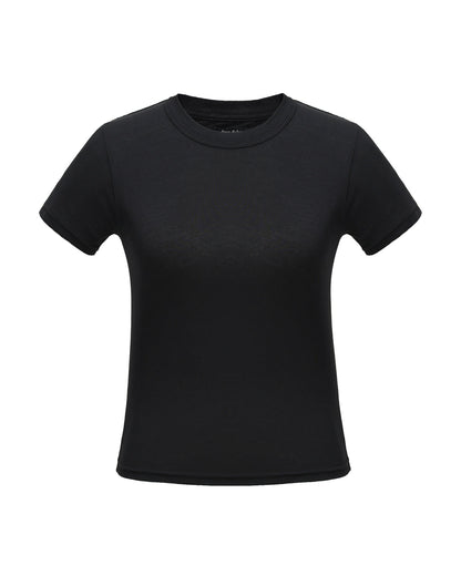 Dear Dylan | Baby Tee - Noir