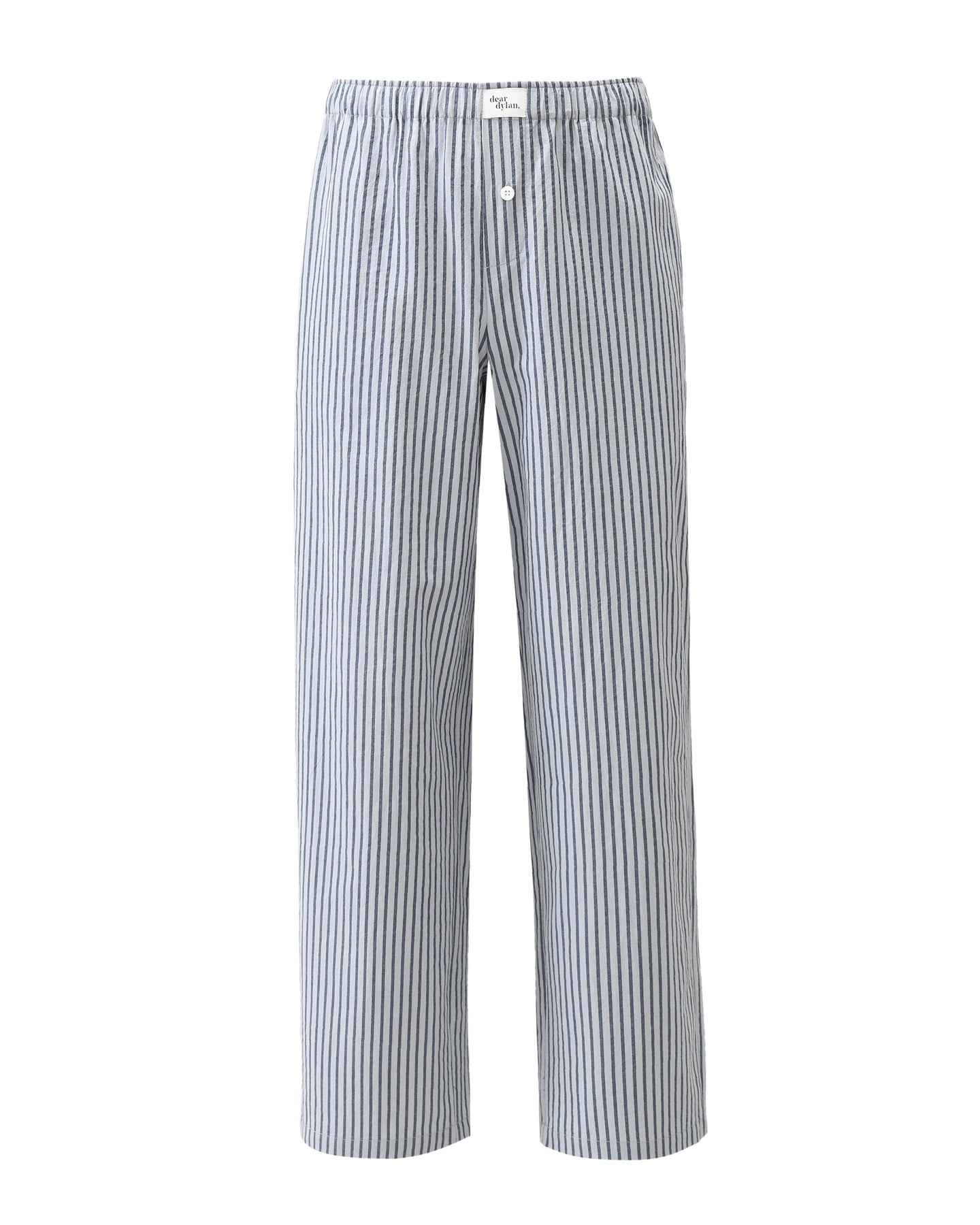 Dear Dylan | Boxer Pant - Steel Blue Stripe
