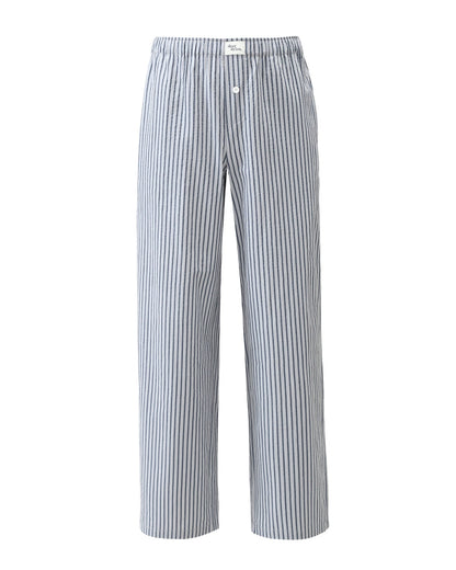 Dear Dylan | Boxer Pant - Steel Blue Stripe