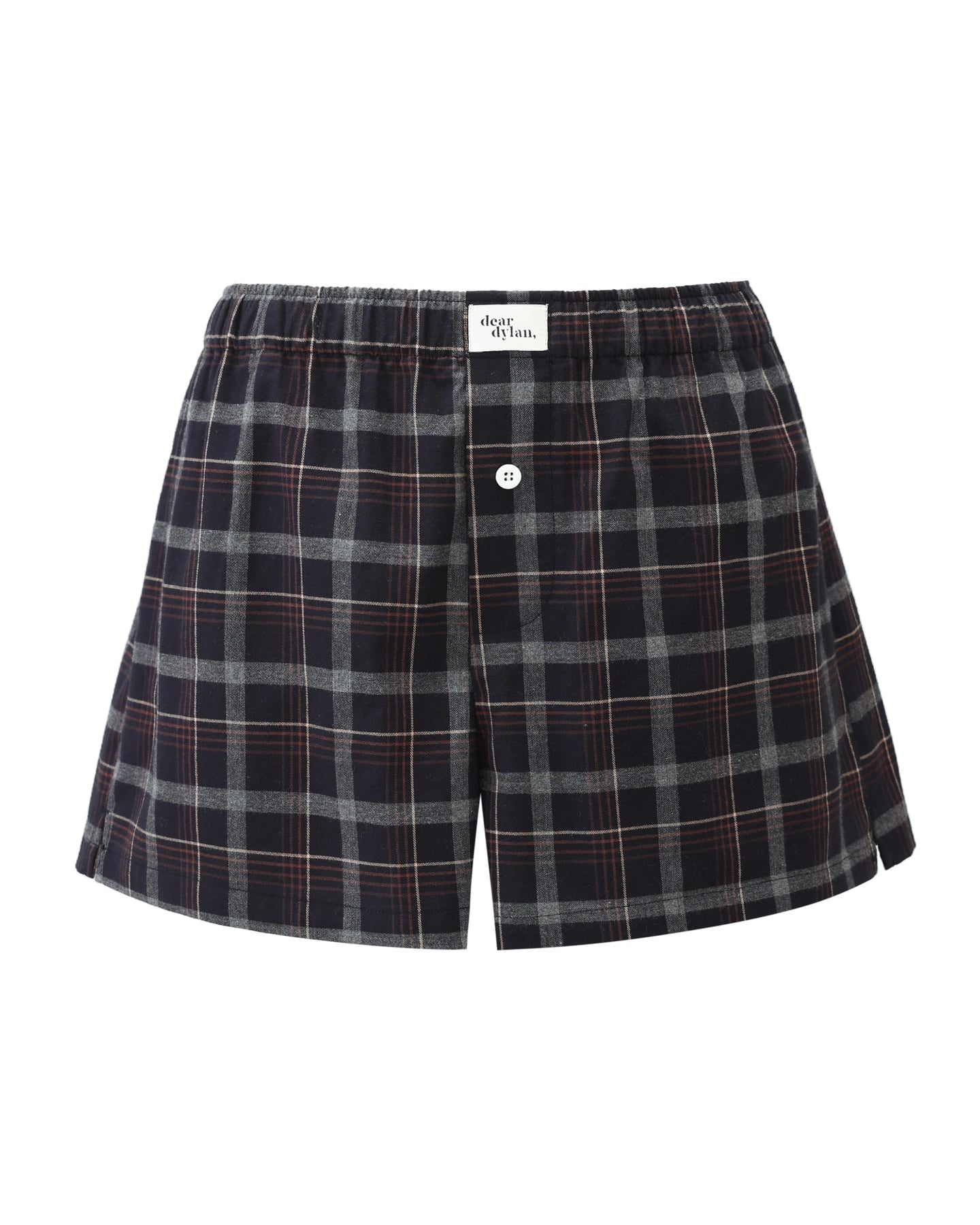 Dear Dylan | Boxer Short - Midnight Plaid