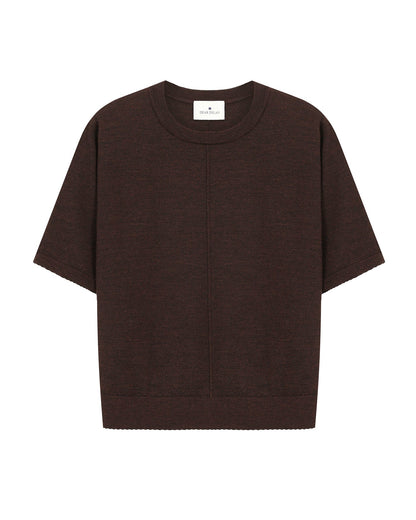 Dear Dylan | Merino Tee - Cocoa