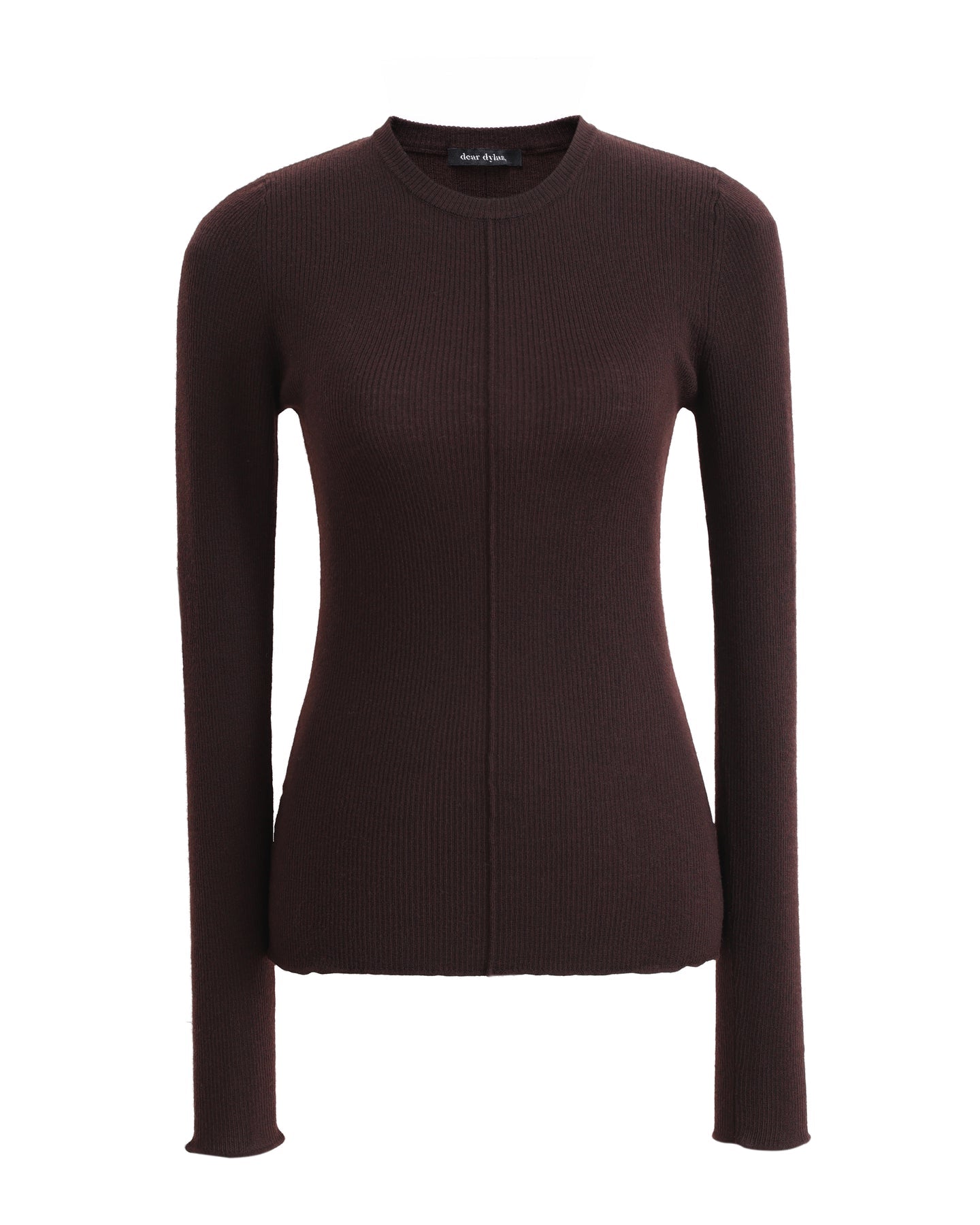 Dear Dylan | Merino Long Sleeve Knit - Port