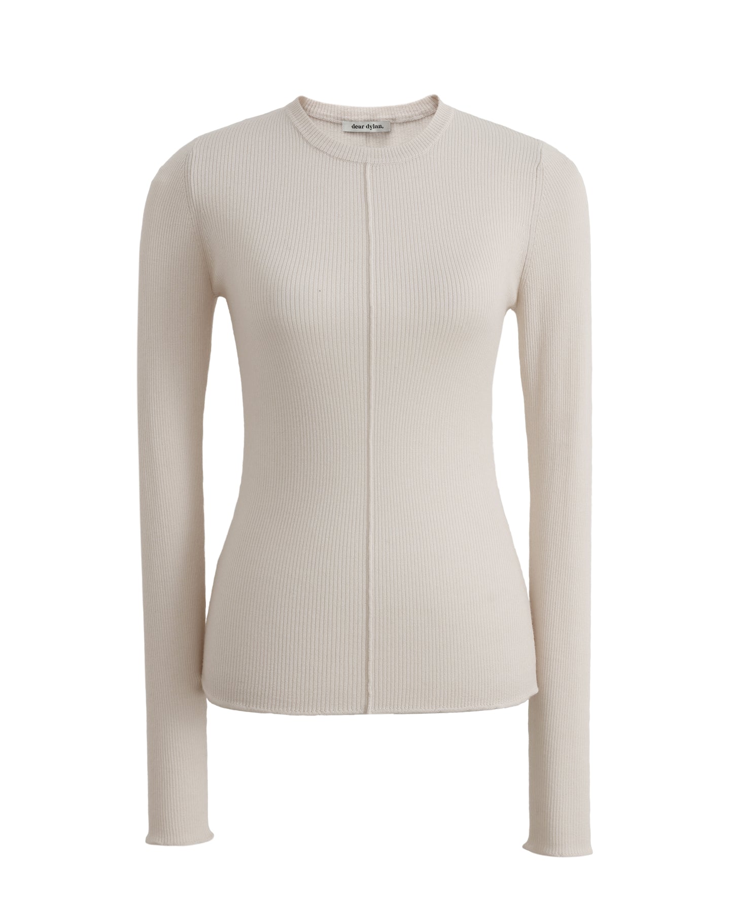 Dear Dylan | Merino Long Sleeve Knit - Stone