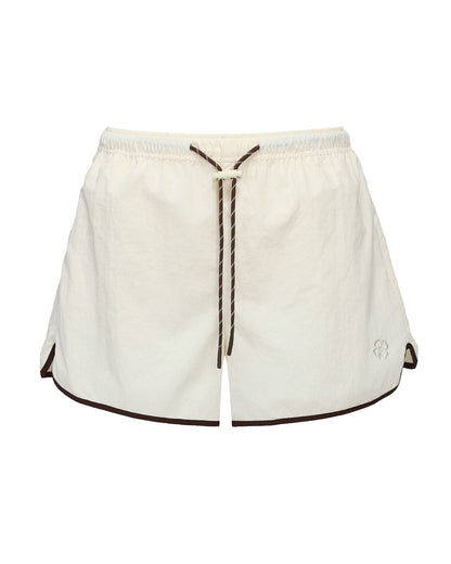 Dear Dylan | Rally Short - Cream / Cocoa