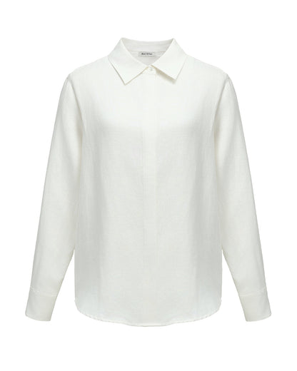 Dear Dylan | Sundown Shirt - Ivory Linen