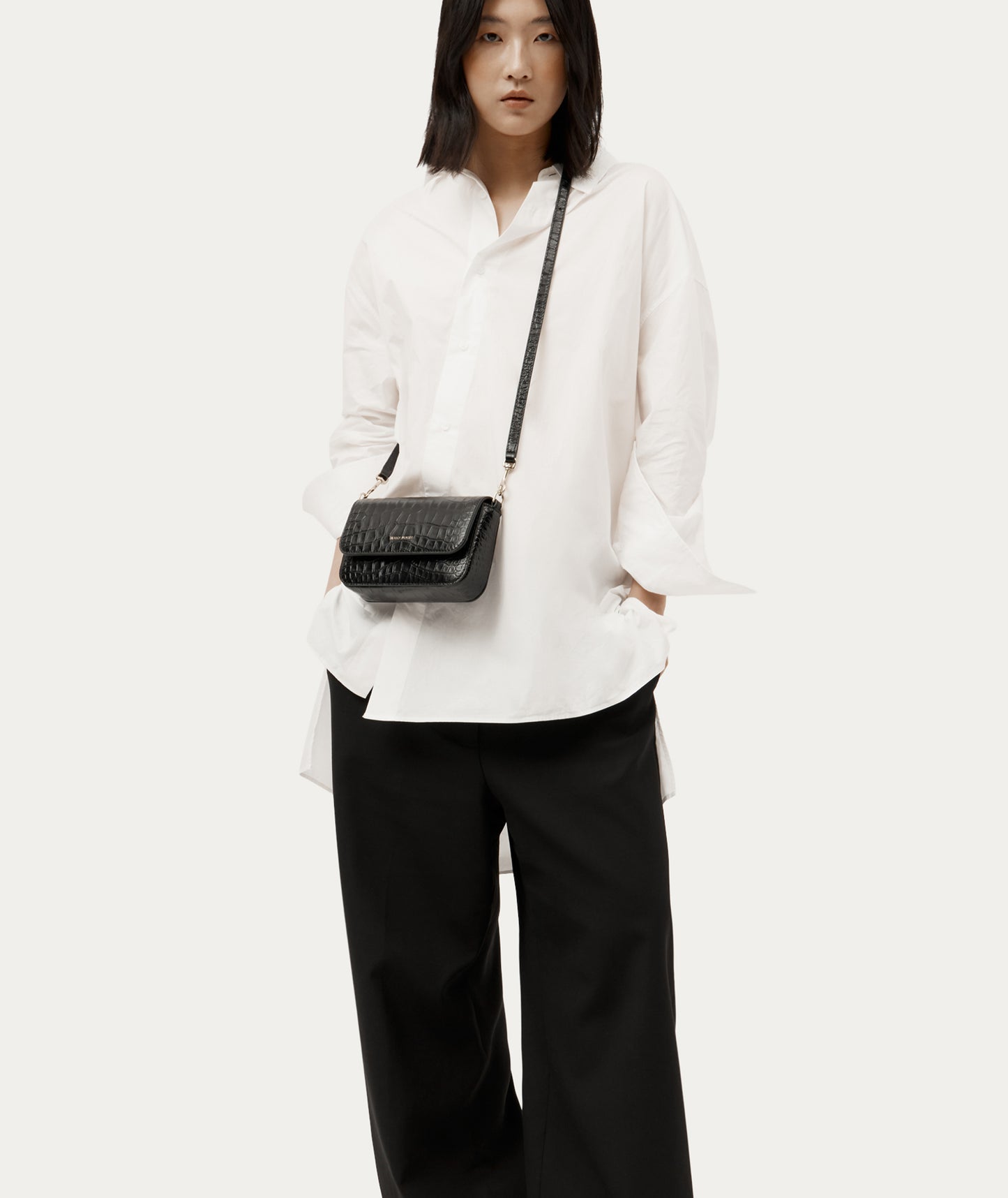 Deadly Ponies | D-Rex Clutch - Black Croc