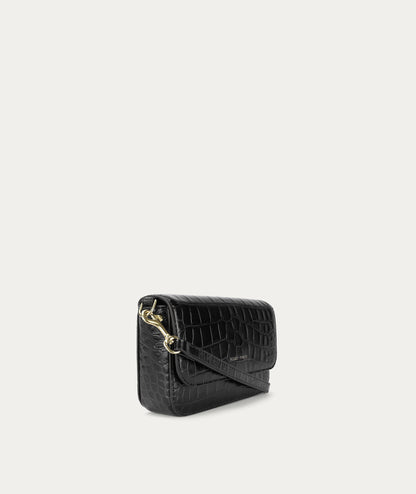 Deadly Ponies | D-Rex Clutch - Black Croc