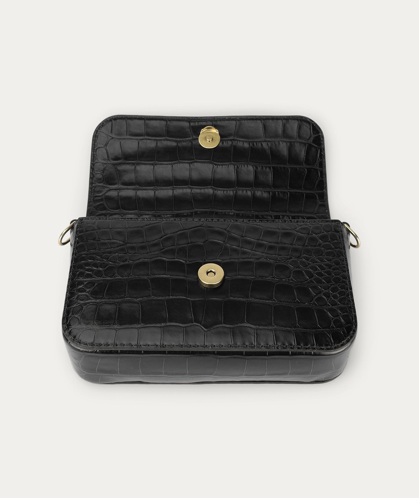 Deadly Ponies | D-Rex Clutch - Black Croc