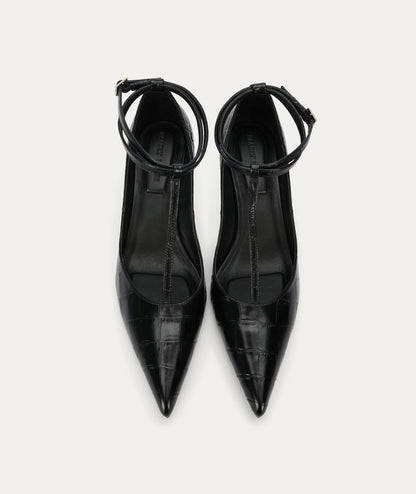 Deadly Ponies | Epona Heel - Black Croc