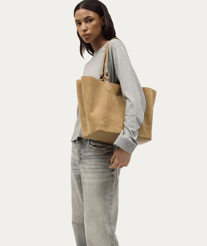 Deadly Ponies | Large Bandit Tote - Oat Suede