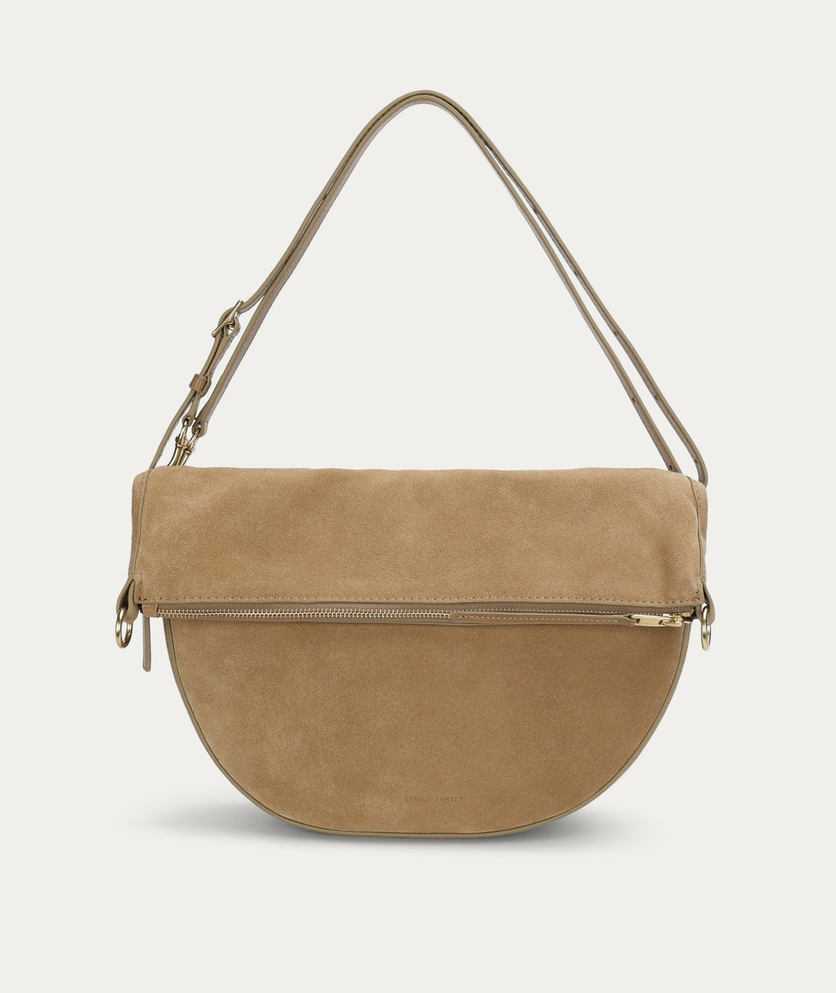 Deadly Ponies | Leopard Hobo - Oat Suede