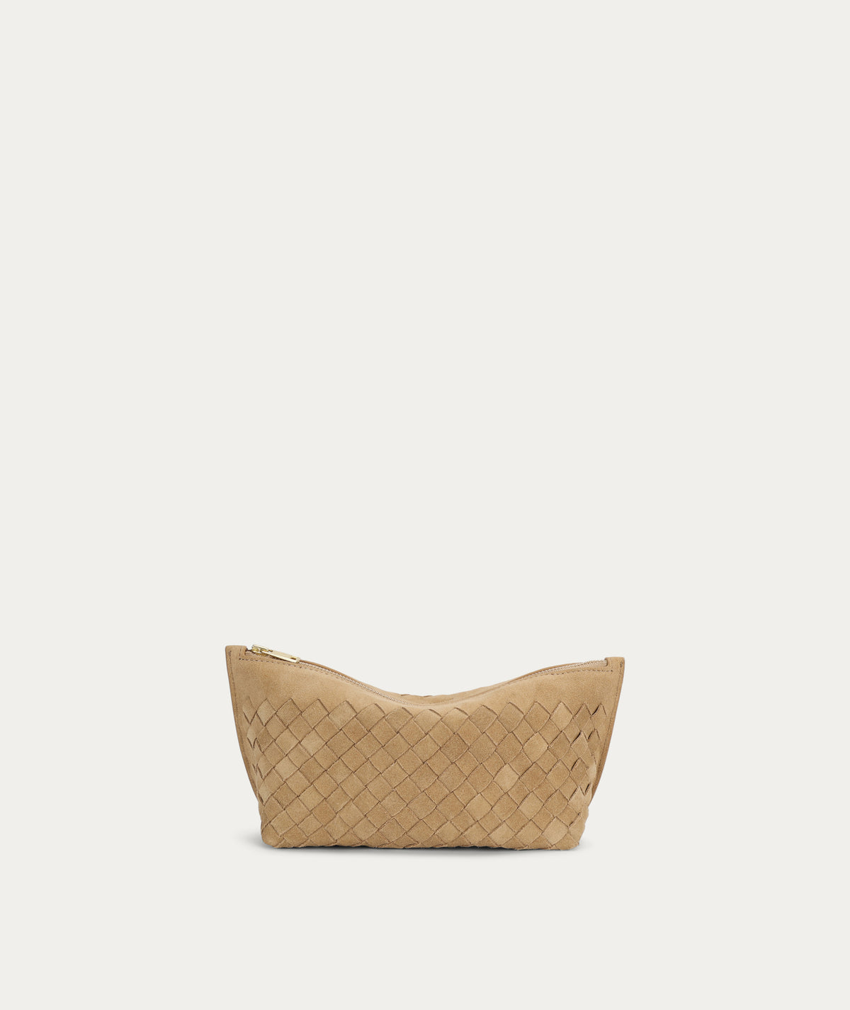 Deadly Ponies | Medium Poucher - Oat Woven Suede