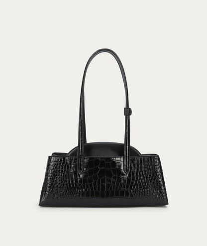 Deadly Ponies | Mini Vault Tote - Black Croc