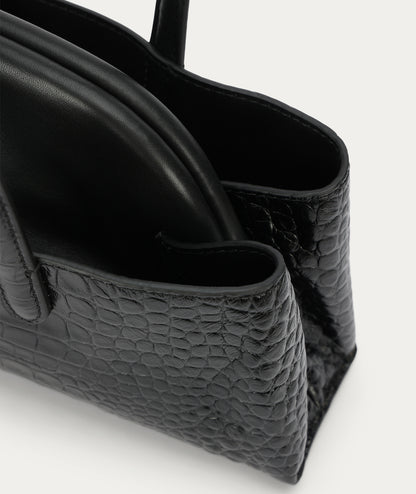 Deadly Ponies | Mini Vault Tote - Black Croc