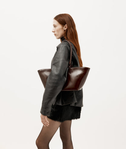 Deadly Ponies | Medium Bandit Tote - Dark Cherry Gloss