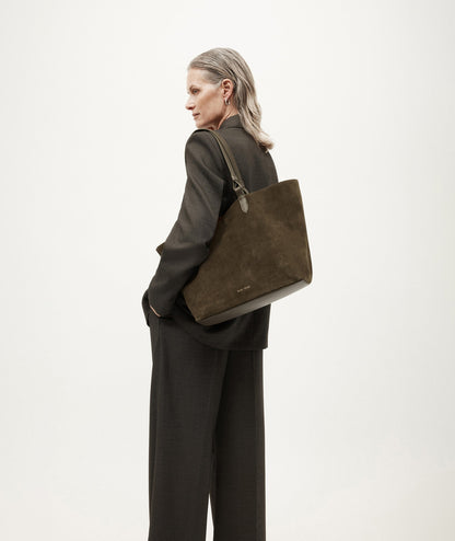 Deadly Ponies | Mr Bandit Tote Maxi - Kale Suede