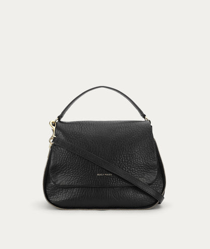 Deadly Ponies | Caiman Bag - Black Bulle / Brass