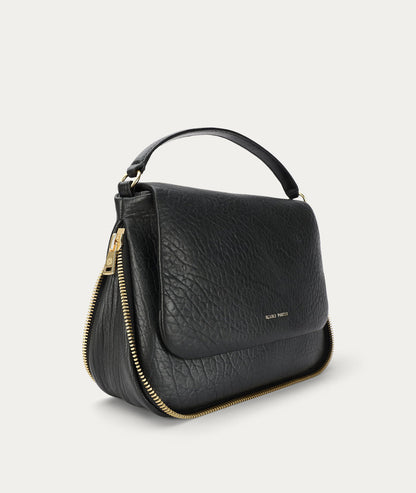 Deadly Ponies | Caiman Bag - Black Bulle / Brass