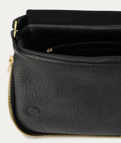 Deadly Ponies | Caiman Bag - Black Bulle / Brass