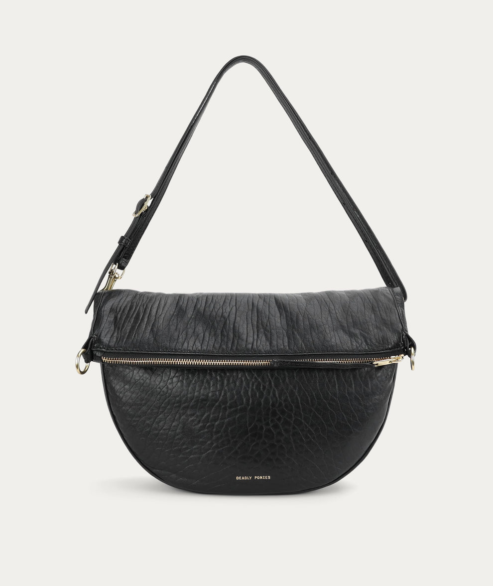 Deadly Ponies | Leopard Hobo - Black Bulle / Brass