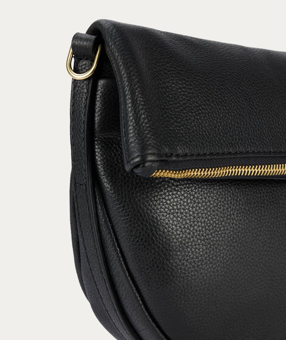 Deadly Ponies | Mini Leopard Crossbody - Black