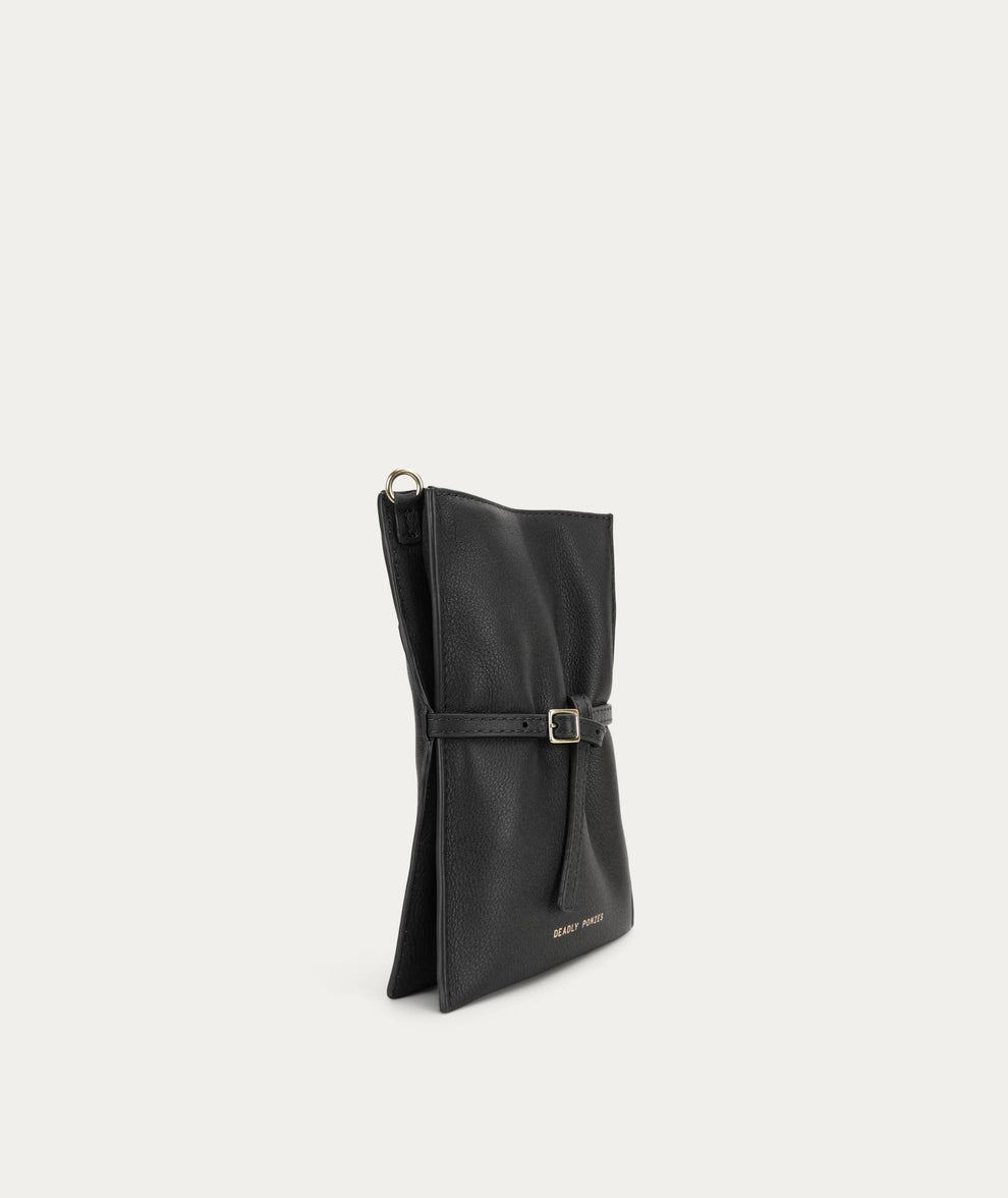 Deadly Ponies | Penny Phone Pouch - Black