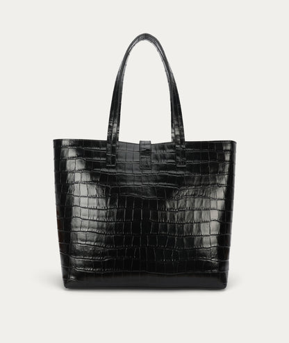 Deadly Ponies | Mr Porter Tote - Black Croc