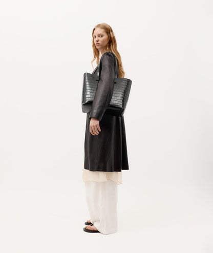 Deadly Ponies | Mr Porter Tote - Black Croc