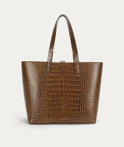 Deadly Ponies | Mr Porter Tote - Toffee Croc