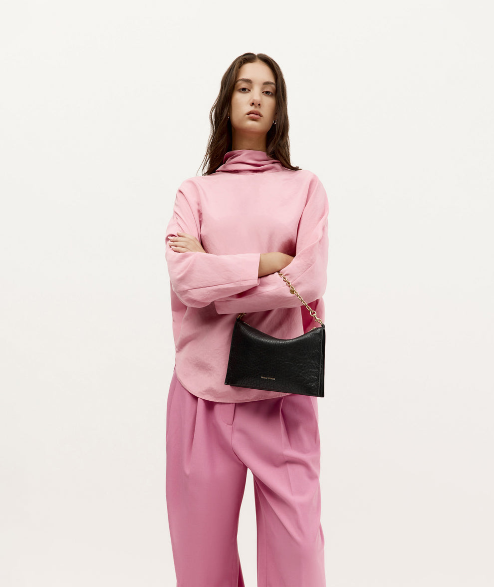 Deadly Ponies | Siamese Bag - Black Bulle / Brass