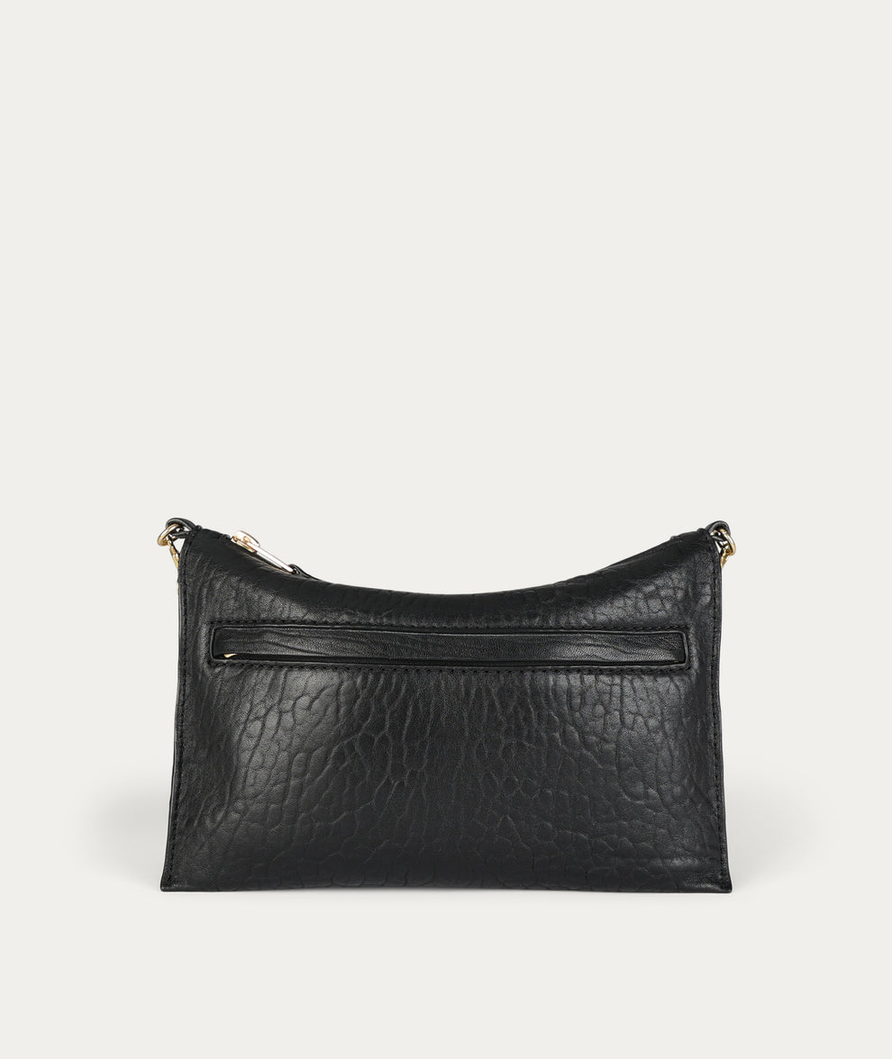 Deadly Ponies | Siamese Bag - Black Bulle / Brass