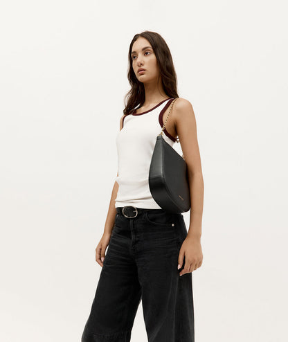 Deadly Ponies | Medium Sling Bag - Black / Brass