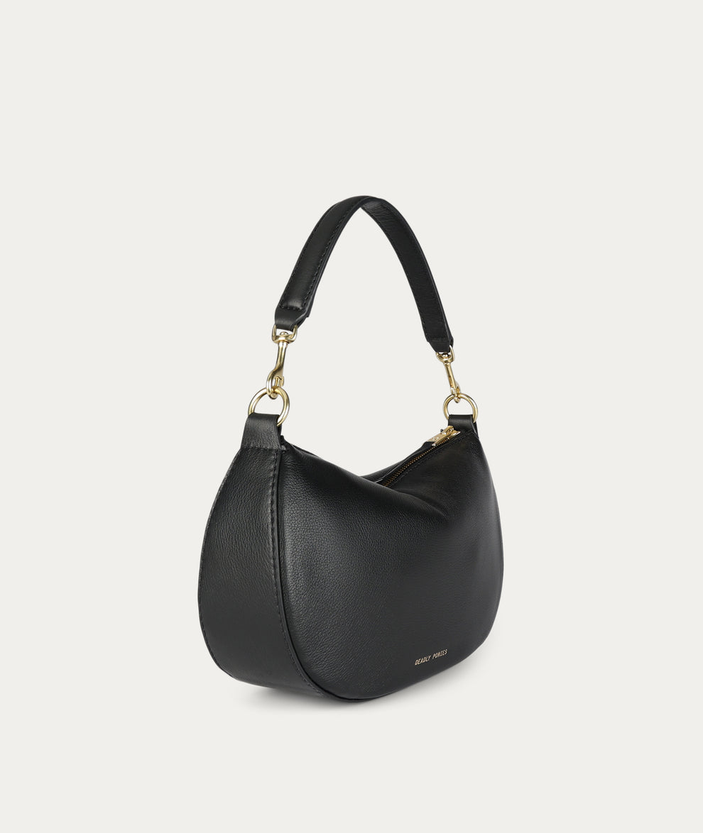 Deadly Ponies | Mini Sling Bag - Black / Brass
