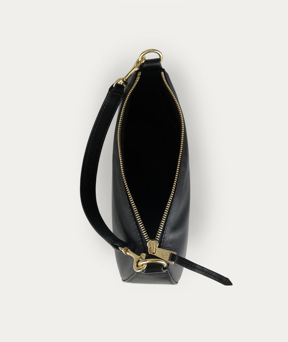 Deadly Ponies | Mini Sling Bag - Black / Brass