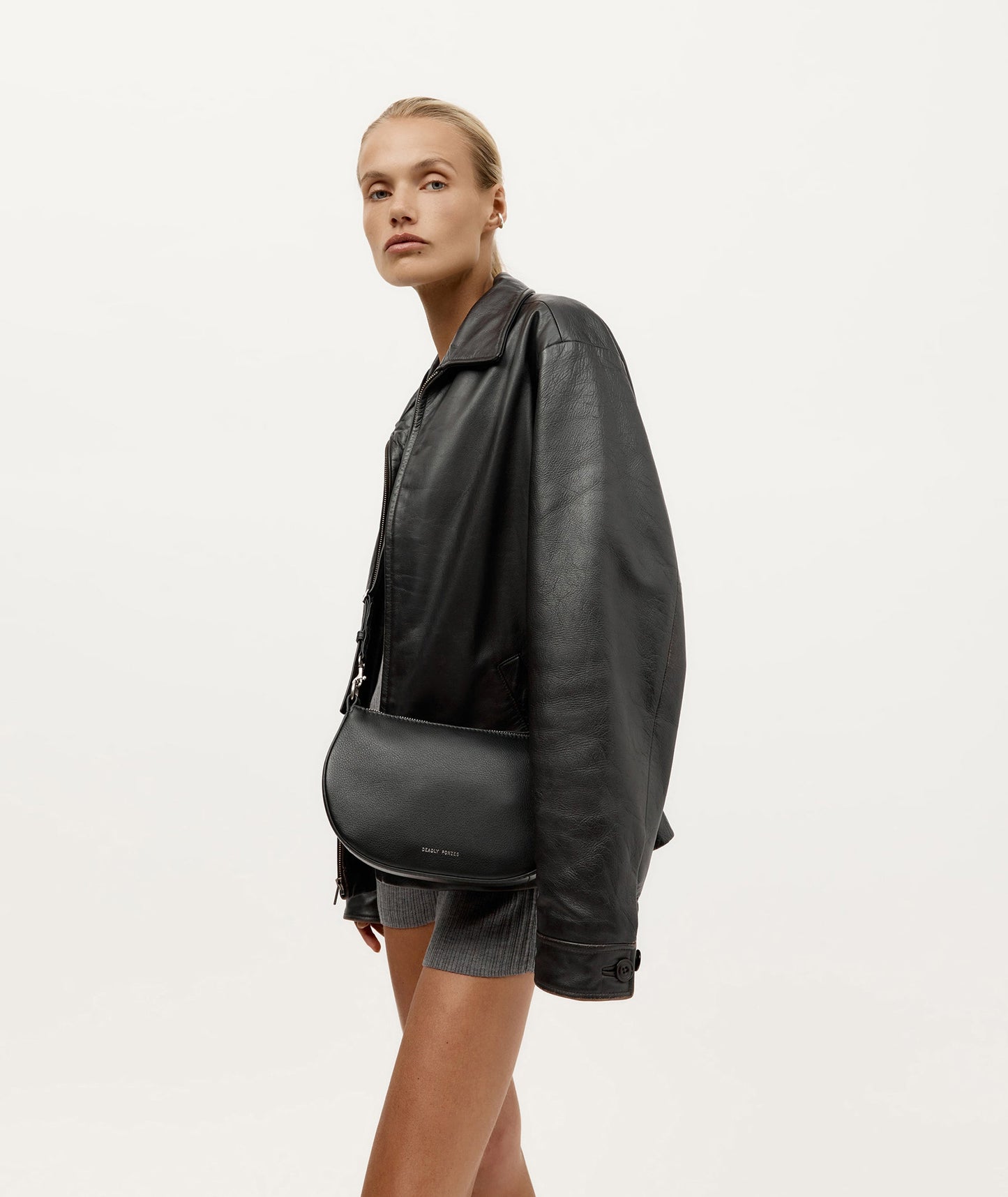 Deadly Ponies | Mr Sling Micro - Black/Silver