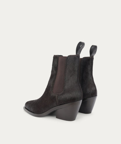 Deadly Ponies | Rider Boot - Java Calf Hair