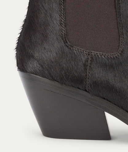 Deadly Ponies | Rider Boot - Java Calf Hair