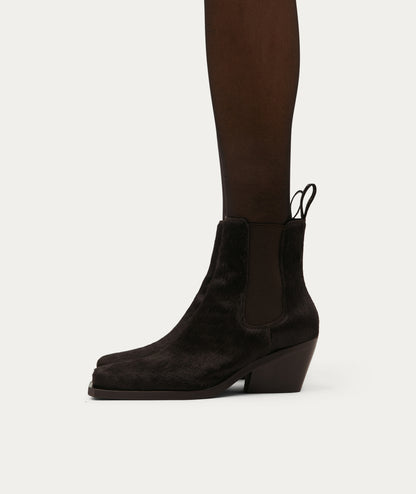 Deadly Ponies | Rider Boot - Java Calf Hair