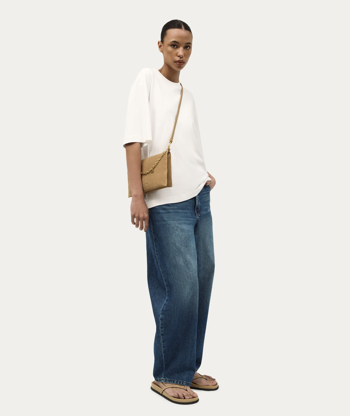 Deadly Ponies | Siamese Bag - Oat Suede
