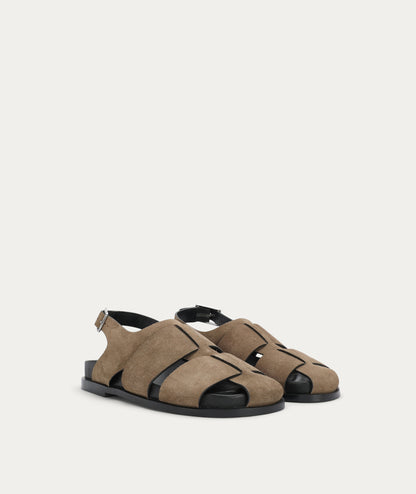 Deadly Ponies | Triton Sandal - Dune Suede