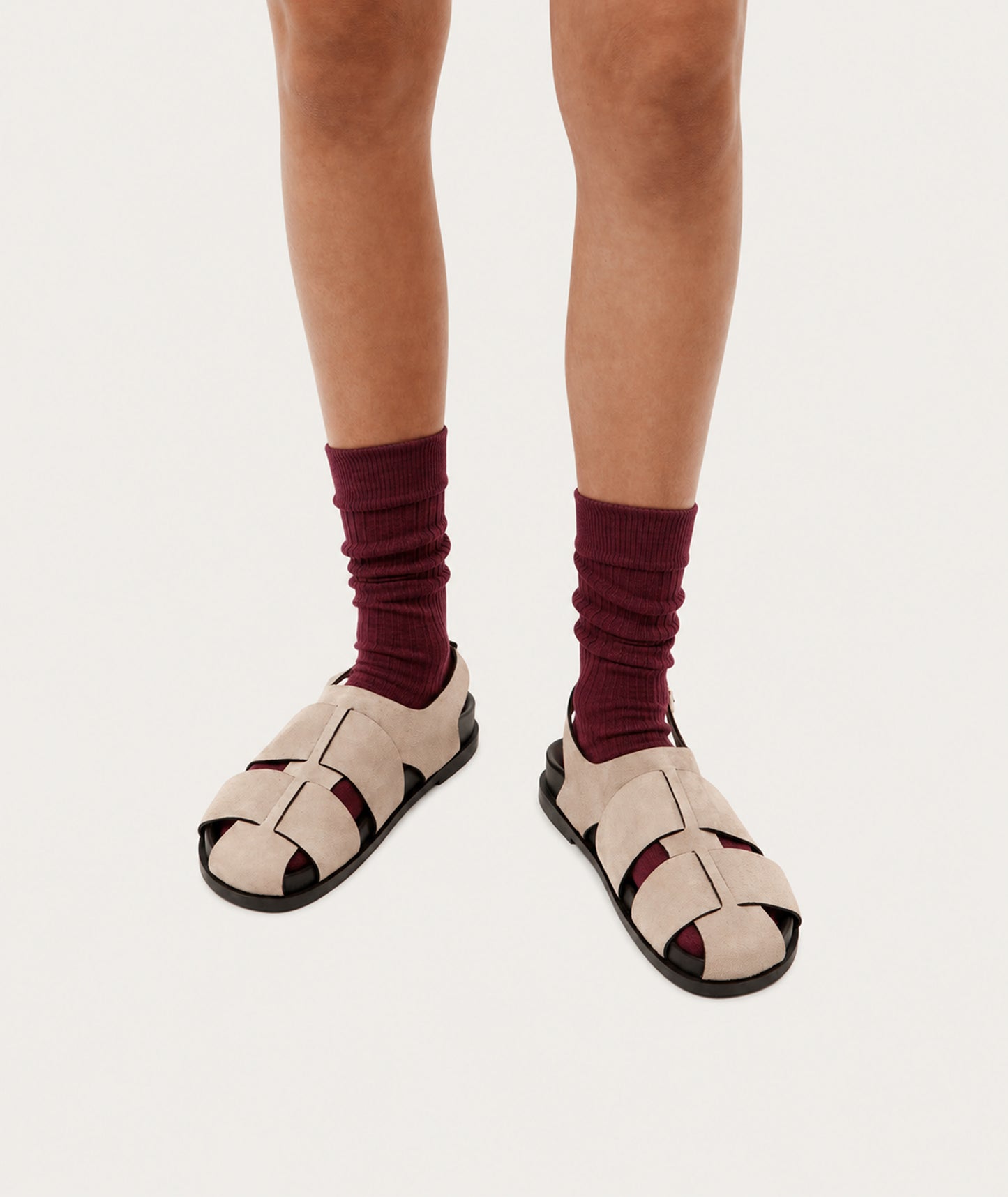 Deadly Ponies | Triton Sandal - Oat Suede
