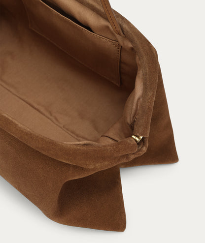 Deadly Ponies | Vault Clutch - Hazel Suede