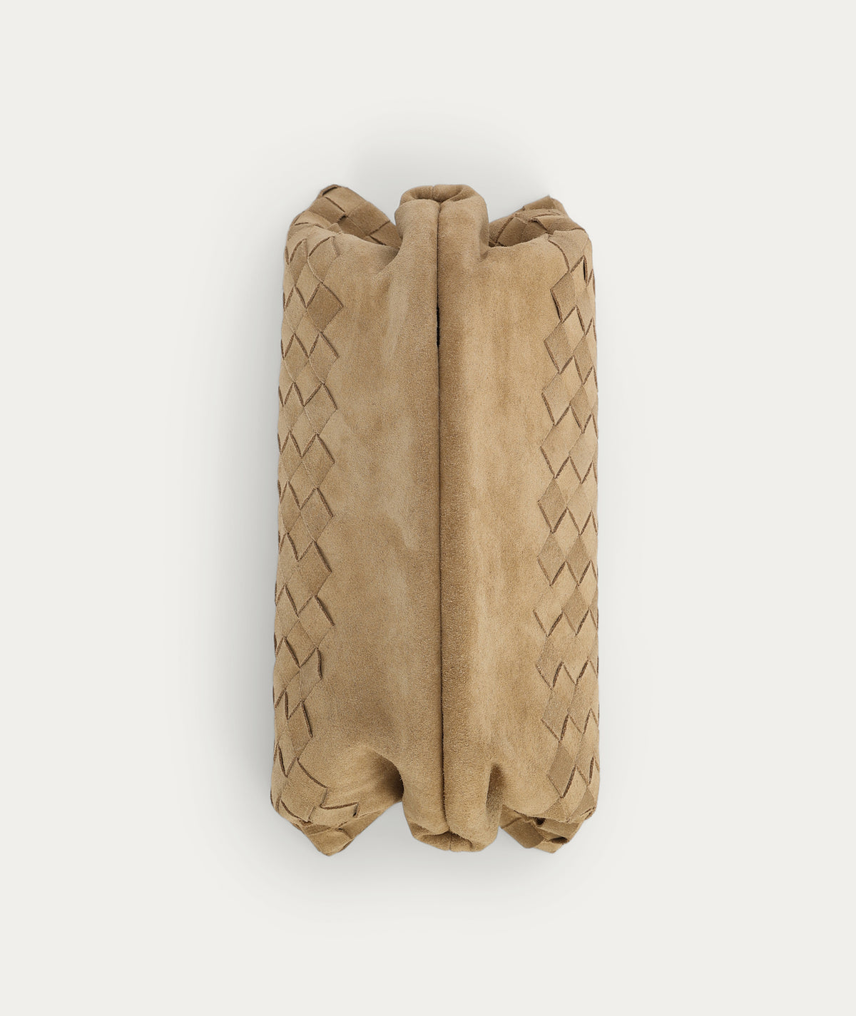 Deadly Ponies | Vault Clutch - Oat Woven Suede