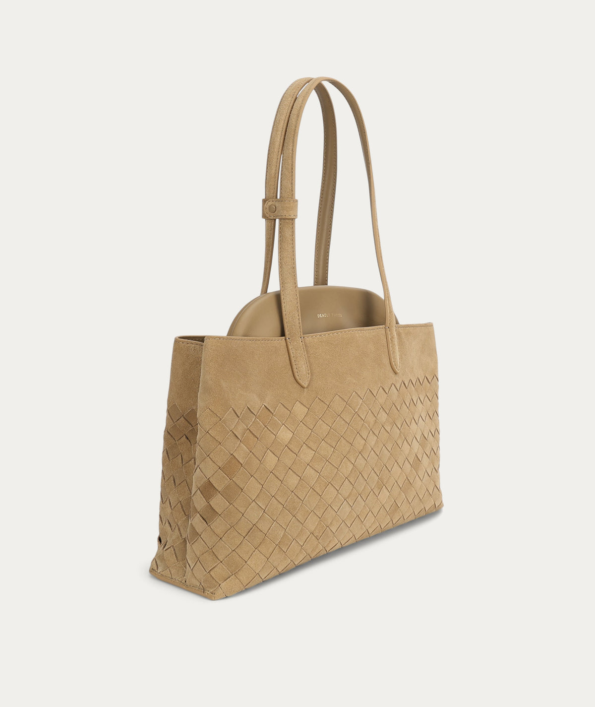Deadly Ponies | Vault Tote - Oat Woven Suede